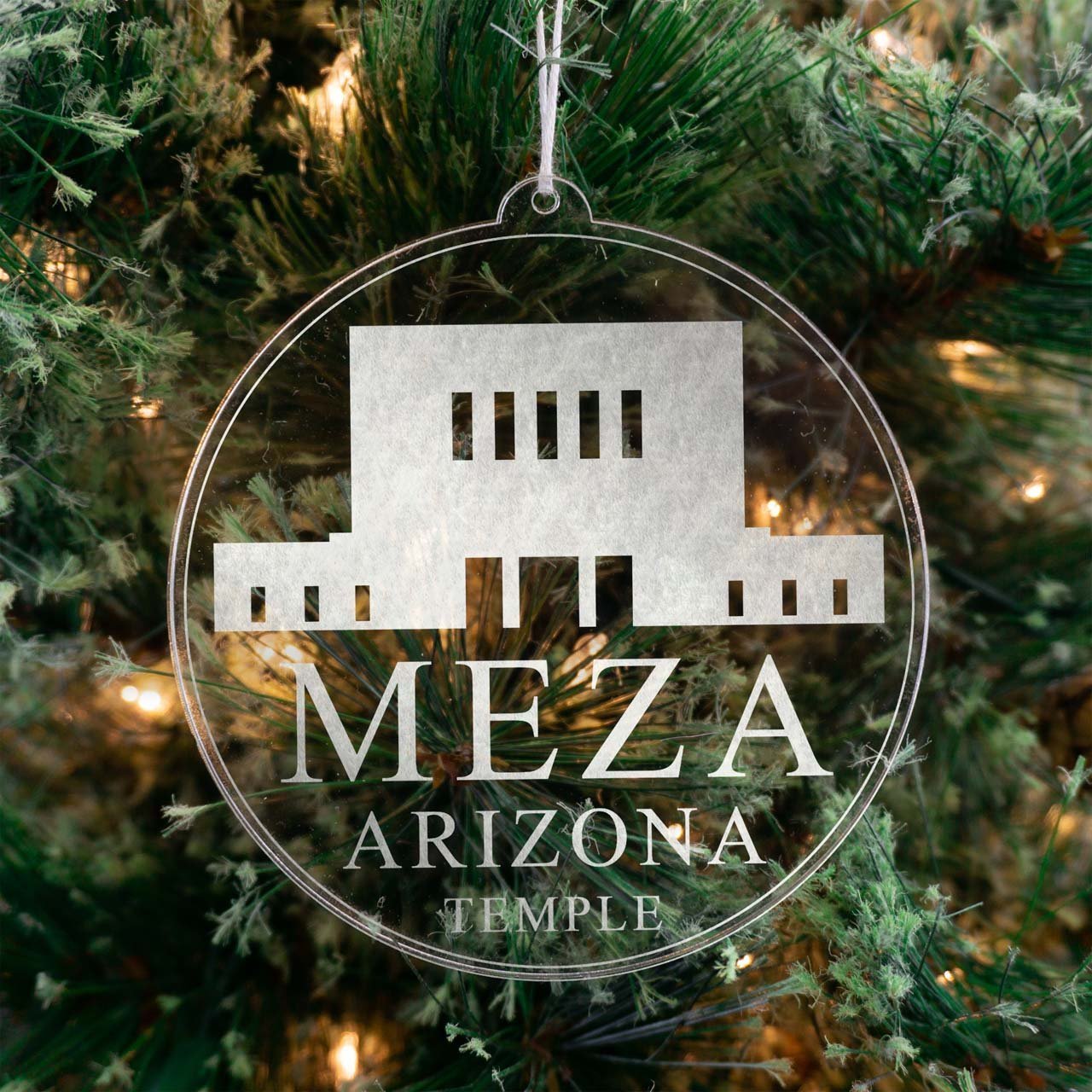 Mesa Arizona Temple Christmas Ornament - Latter-Day Saint LDS Missionary Gift - Book of Mormon