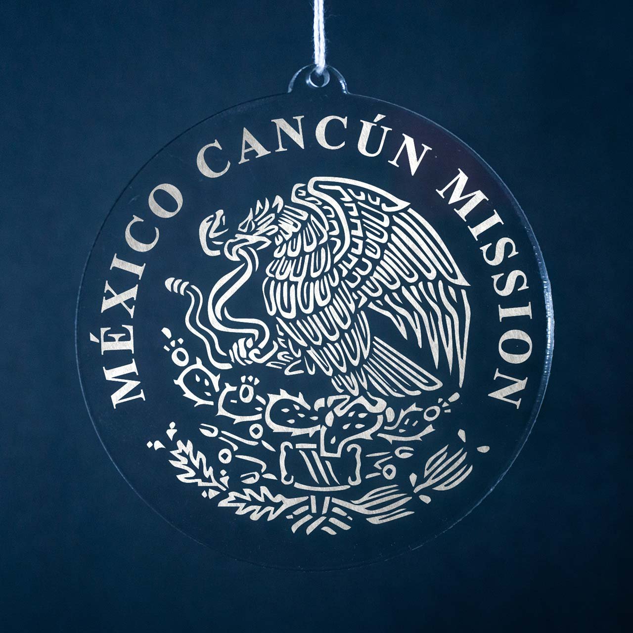 Mexico Cancun Mission Christmas Ornament - Latter-Day Saint LDS Missionary Gift - Book of Mormon