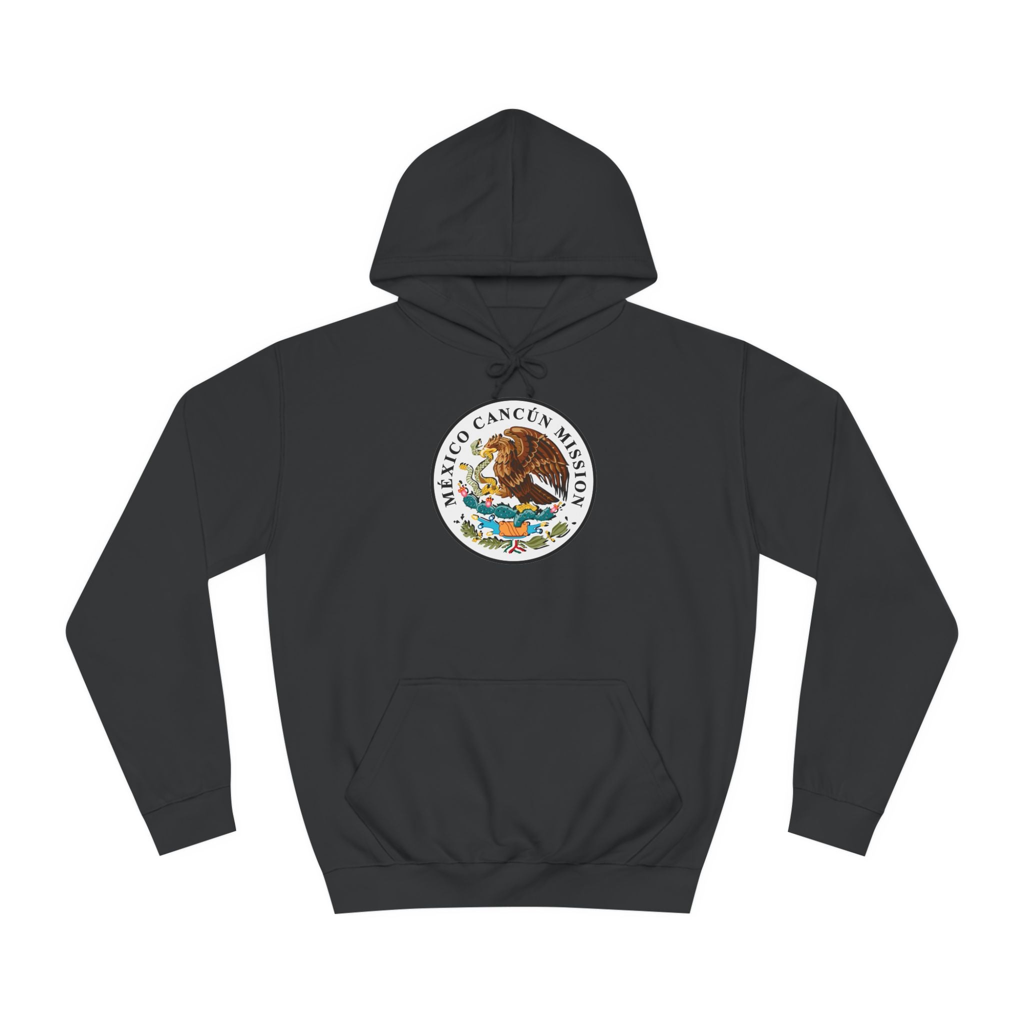 Mexico Cancun Mission Flag Logo (White Border) College Hoodie - Latter-Day Saint LDS Missionary Gift - Book of Mormon