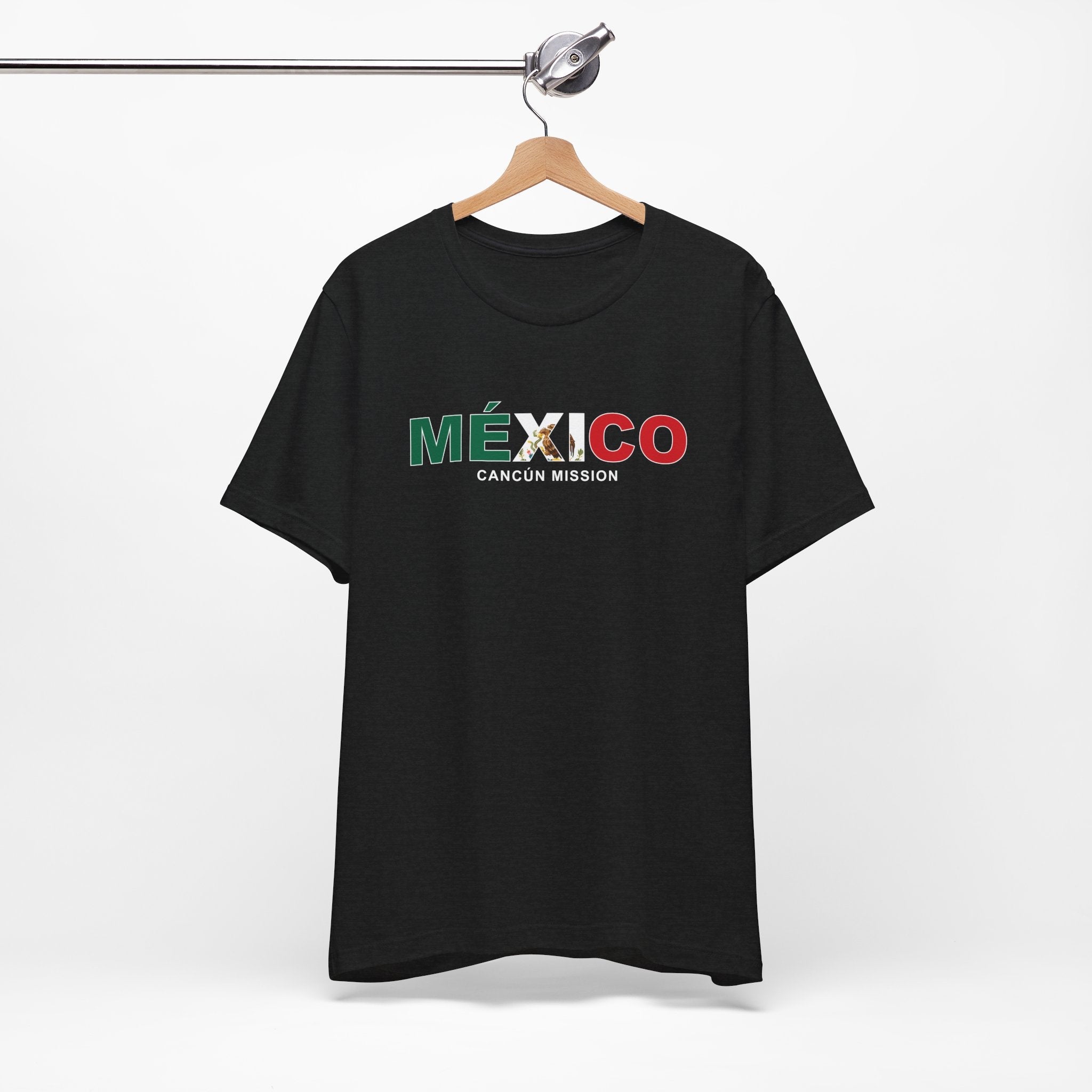 Mexico Cancun Mission Flag Title T-shirt - Latter-Day Saint LDS Missionary Gift - Book of Mormon