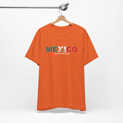 Mexico Cancun Mission Flag Title T-shirt - Latter-Day Saint LDS Missionary Gift - Book of Mormon