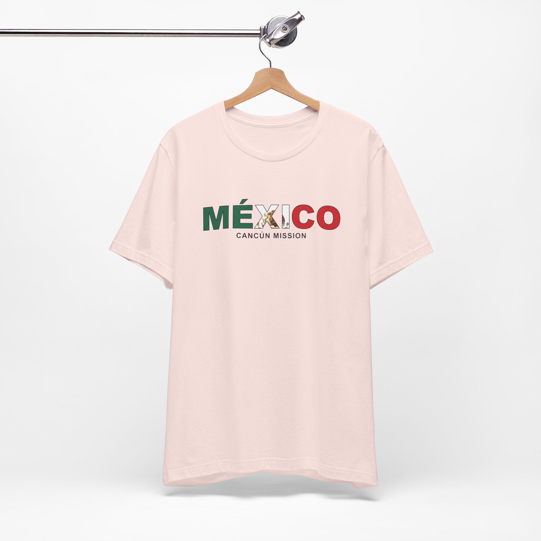 Mexico Cancun Mission Flag Title T-shirt - Latter-Day Saint LDS Missionary Gift - Book of Mormon