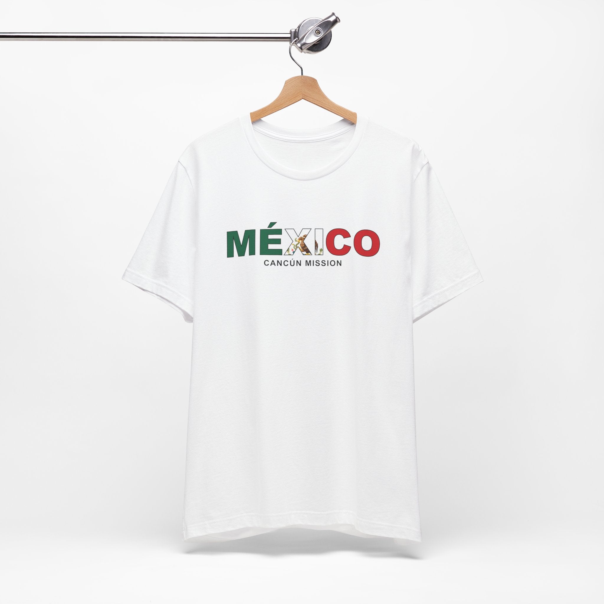 Mexico Cancun Mission Flag Title T-shirt - Latter-Day Saint LDS Missionary Gift - Book of Mormon