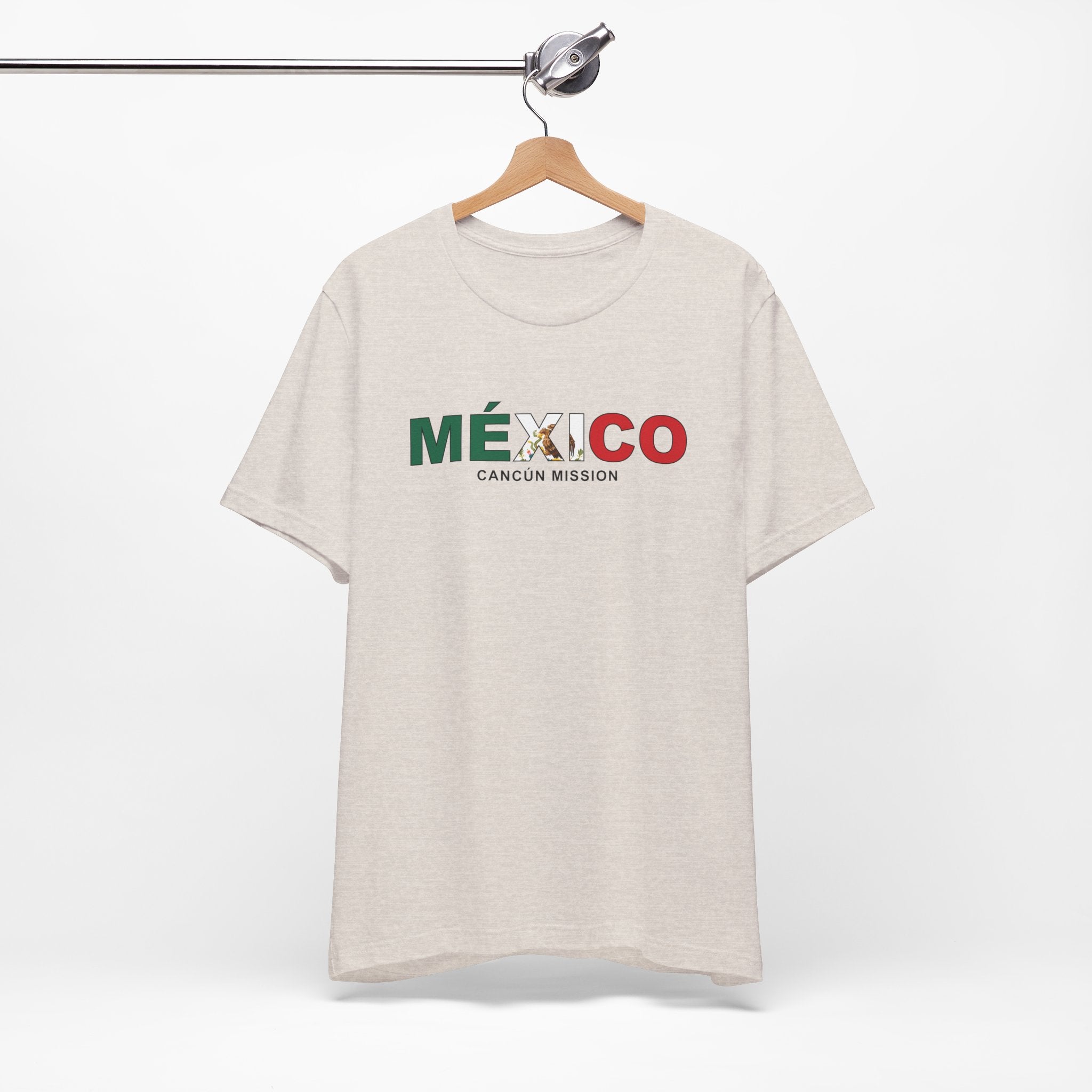 Mexico Cancun Mission Flag Title T-shirt - Latter-Day Saint LDS Missionary Gift - Book of Mormon