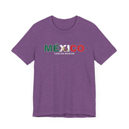 Mexico Cancun Mission Flag Title T-shirt - Latter-Day Saint LDS Missionary Gift - Book of Mormon