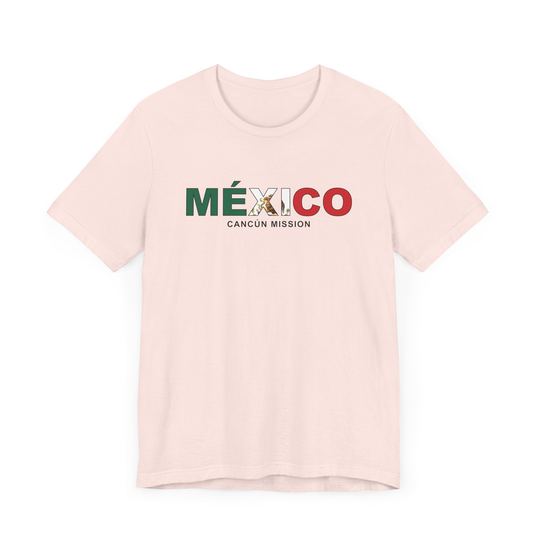 Mexico Cancun Mission Flag Title T-shirt - Latter-Day Saint LDS Missionary Gift - Book of Mormon