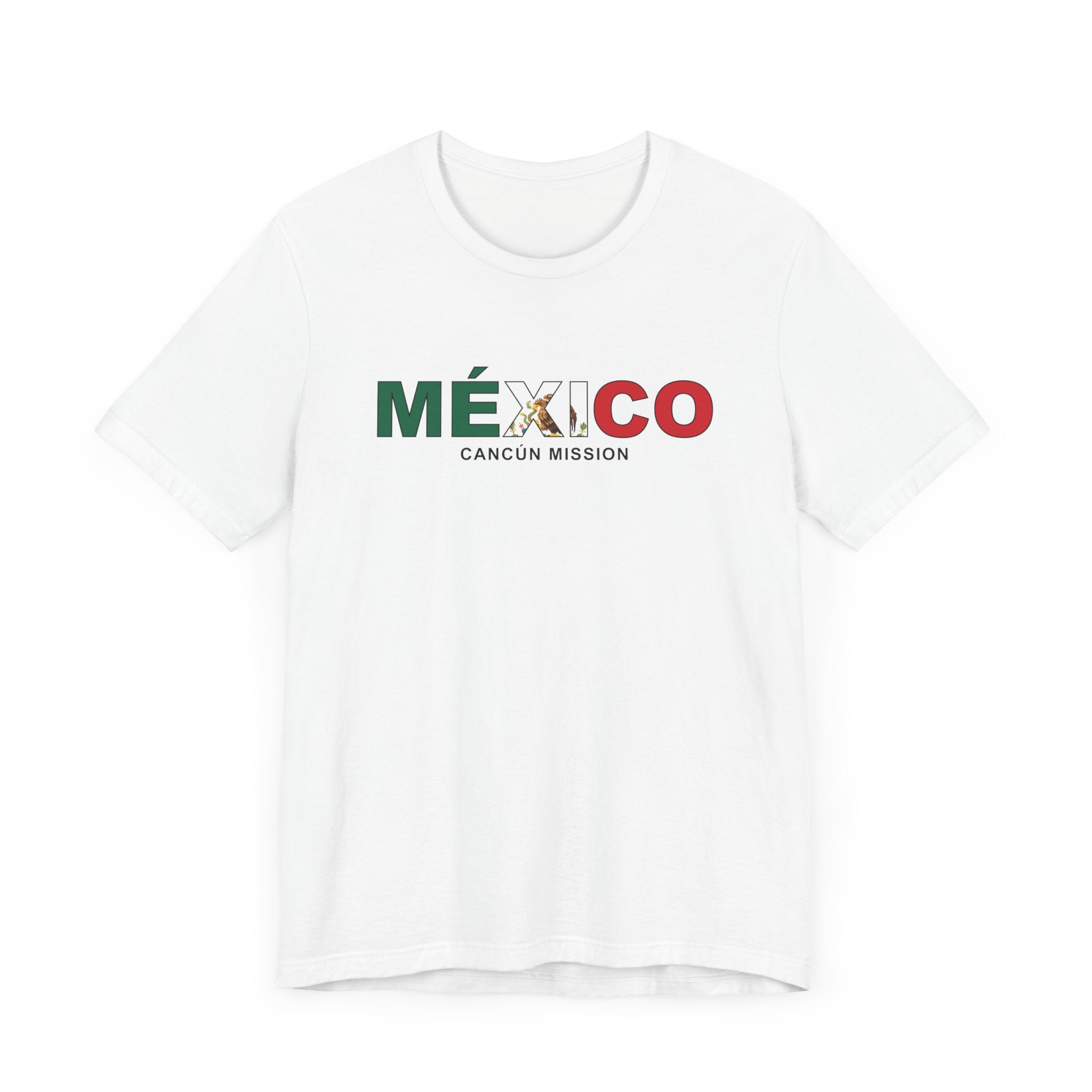 Mexico Cancun Mission Flag Title T-shirt - Latter-Day Saint LDS Missionary Gift - Book of Mormon