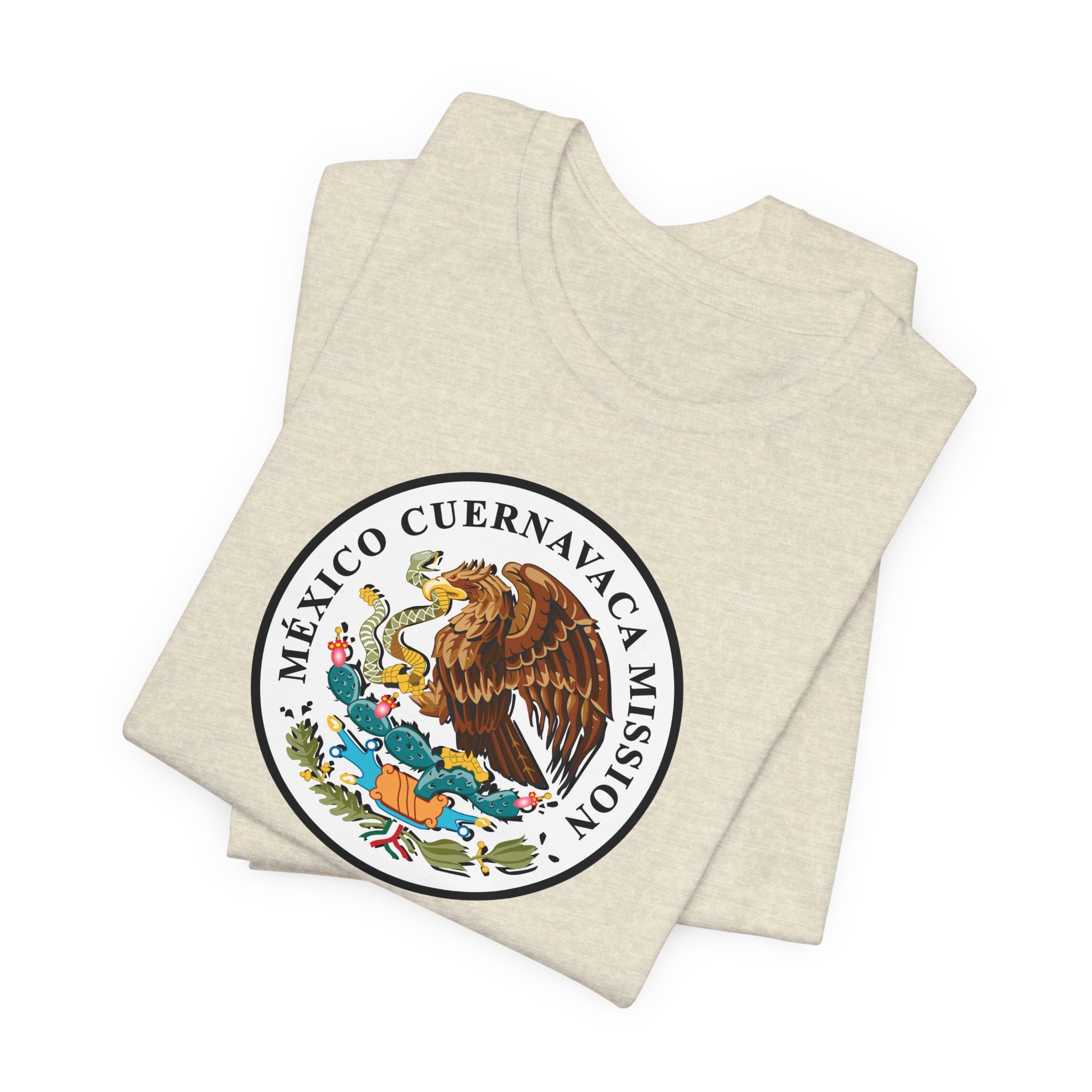 Mexico Cuernavaca Mission Eagle Logo T-shirt - Latter-Day Saint LDS Missionary Gift - Book of Mormon