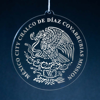 Mexico Mexico City Chalco de Diaz Covarrubias Mission Christmas Ornament - Latter-Day Saint LDS Missionary Gift - Book of Mormon