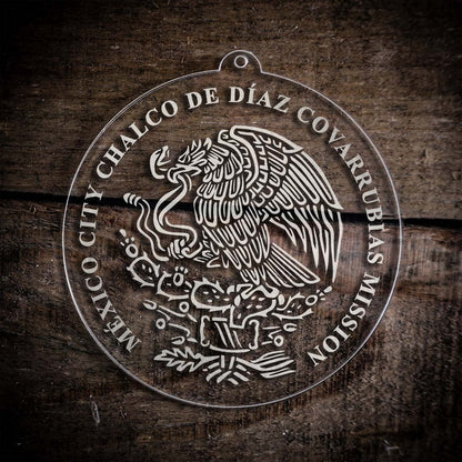 Mexico Mexico City Chalco de Diaz Covarrubias Mission Christmas Ornament - Latter-Day Saint LDS Missionary Gift - Book of Mormon