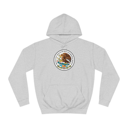 Mexico Mexico City Chalcos Mission Flag Logo (White Border) College Hoodie