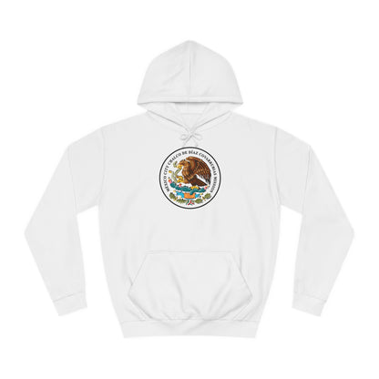 Mexico Mexico City Chalcos Mission Flag Logo (White Border) College Hoodie