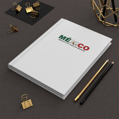 Mexico Mexico City Chalcos Mission Flag Title White Hardcover Journal Matte - Latter-Day Saint LDS Missionary Gift - Book of Mormon