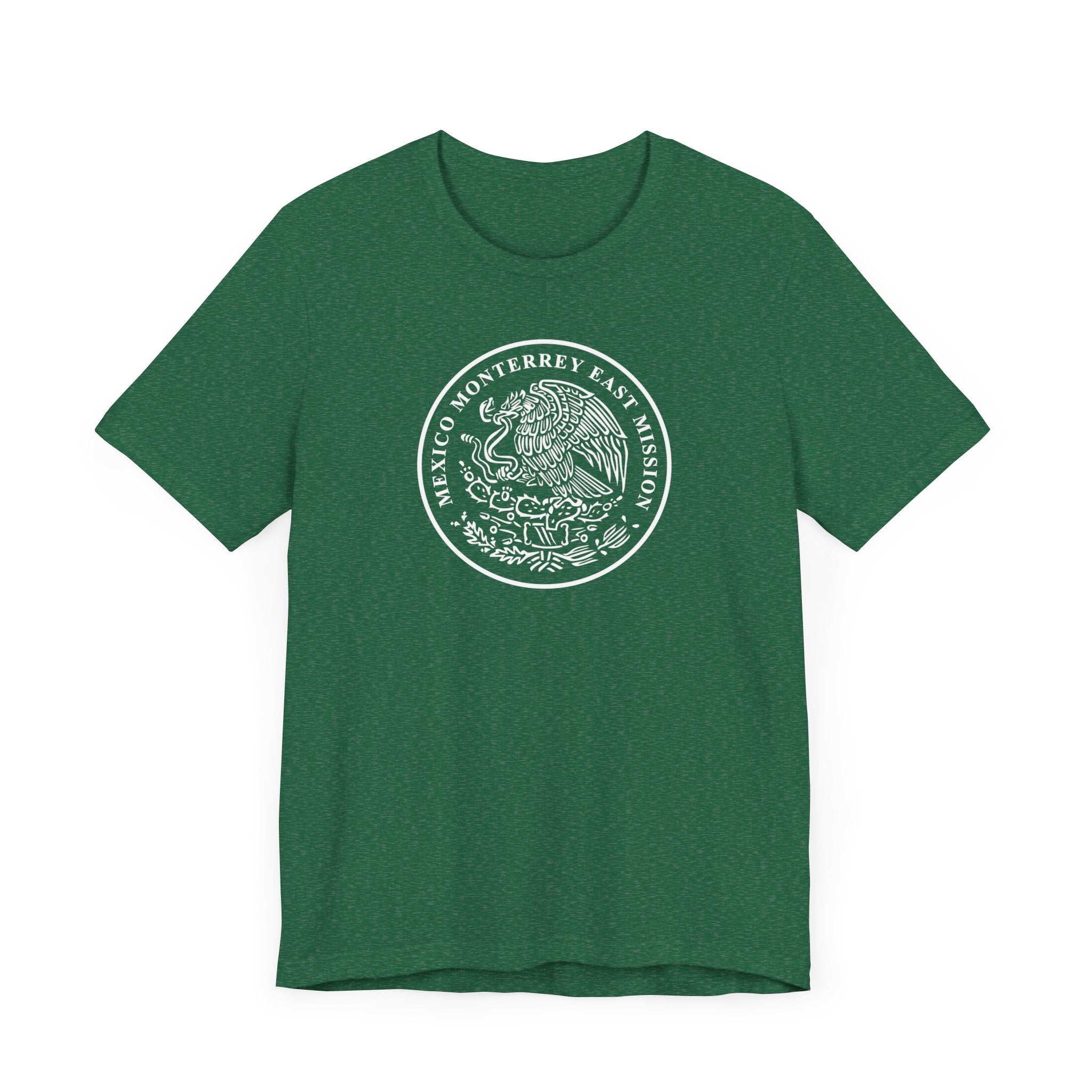 Mexico Mexico City East Mission Circular Monochrome Logo T-Shirt - Mission Wishlist - LDS Missionary Gift Store