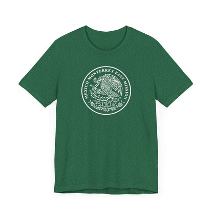 Mexico Mexico City East Mission Circular Monochrome Logo T-Shirt - Mission Wishlist - LDS Missionary Gift Store