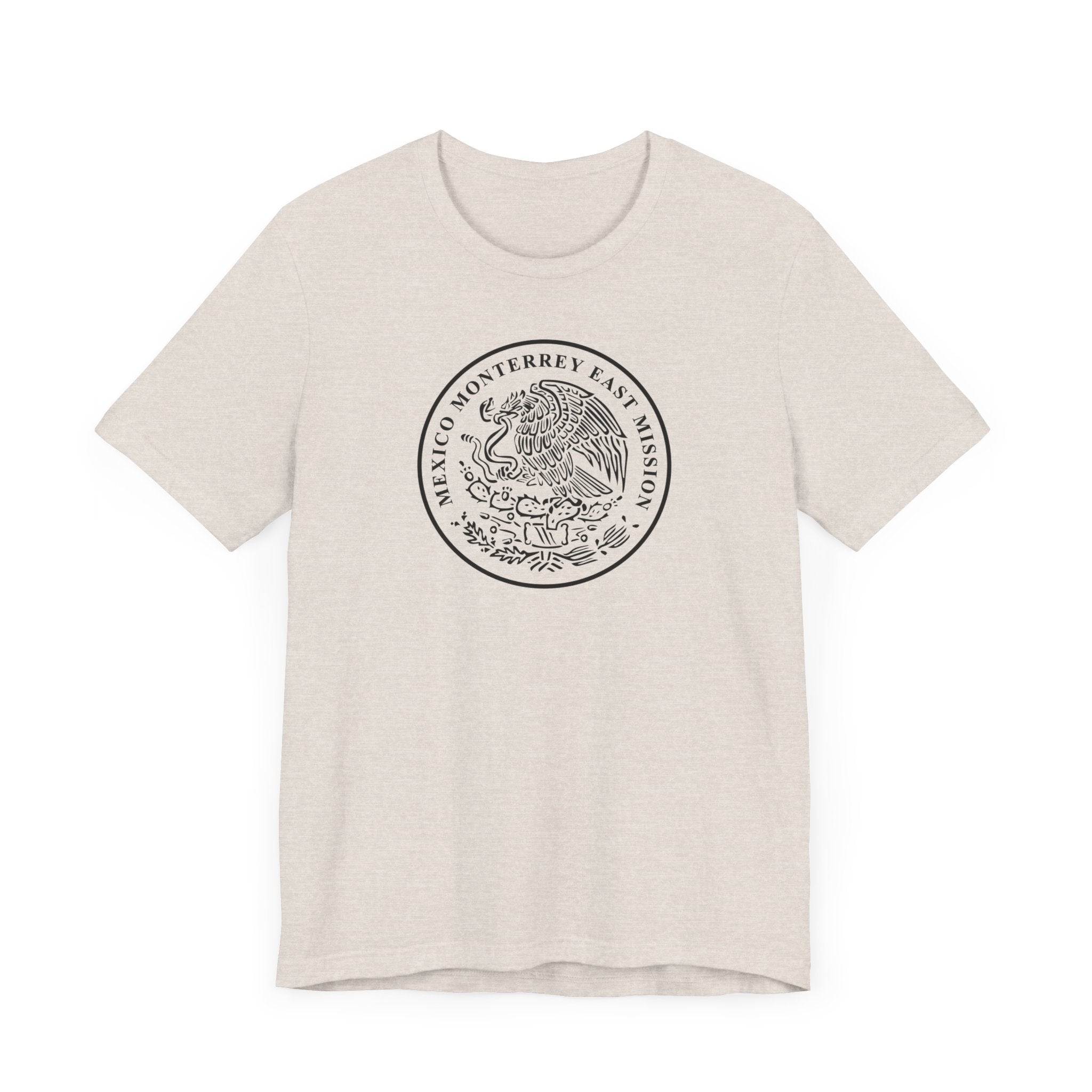 Mexico Mexico City East Mission Circular Monochrome Logo T-Shirt - Mission Wishlist - LDS Missionary Gift Store