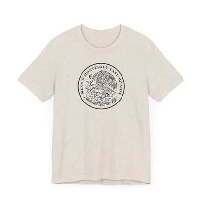 Mexico Mexico City East Mission Circular Monochrome Logo T-Shirt - Mission Wishlist - LDS Missionary Gift Store