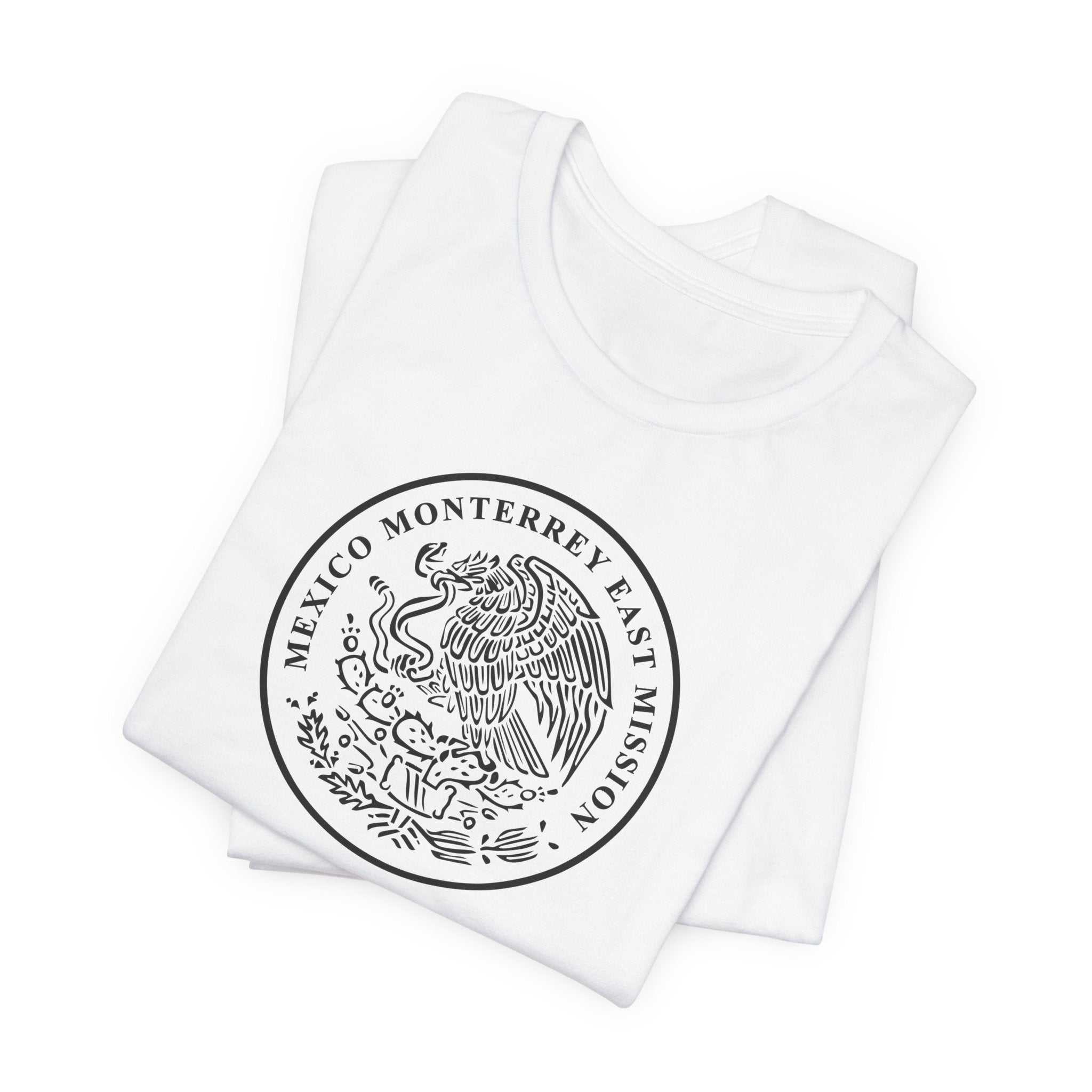 Mexico Mexico City East Mission Circular Monochrome Logo T-Shirt - Mission Wishlist - LDS Missionary Gift Store