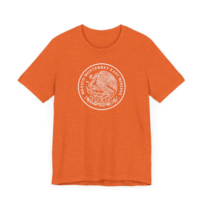 Mexico Mexico City East Mission Circular Monochrome Logo T-Shirt - Mission Wishlist - LDS Missionary Gift Store