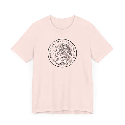 Mexico Mexico City East Mission Circular Monochrome Logo T-Shirt - Mission Wishlist - LDS Missionary Gift Store