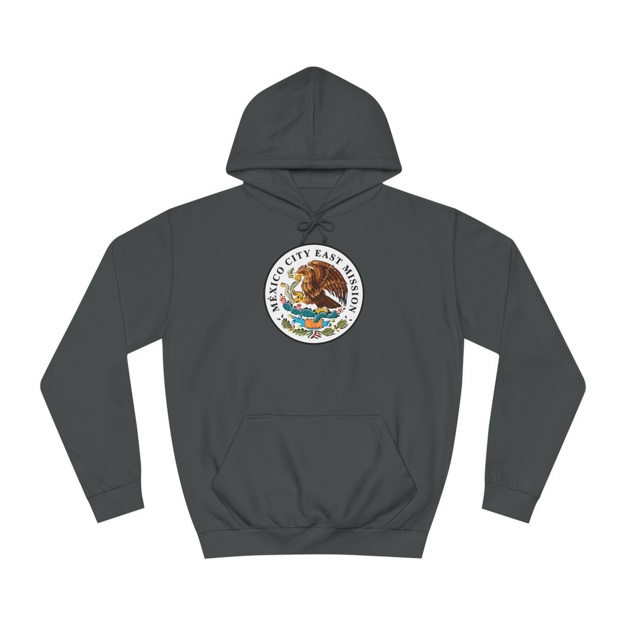 Mexico Mexico City East Mission Flag Logo (White Border) College Hoodie