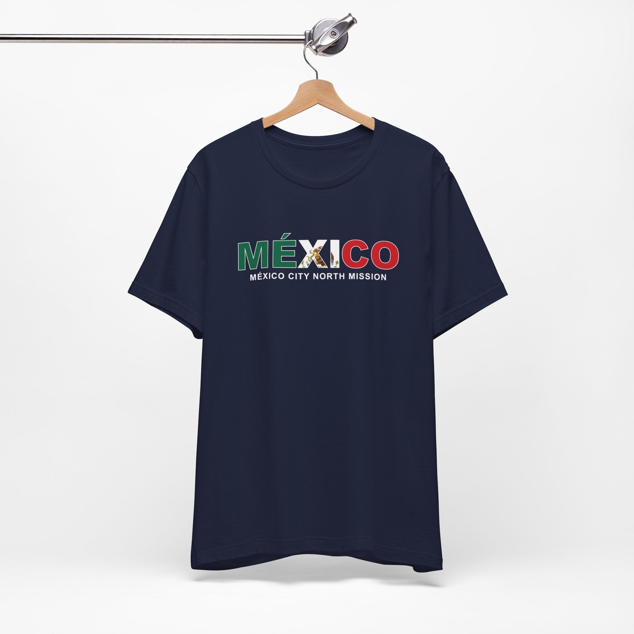 Mexico Mexico City North Mission Flag Title T-shirt - Latter-Day Saint LDS Missionary Gift - Book of Mormon