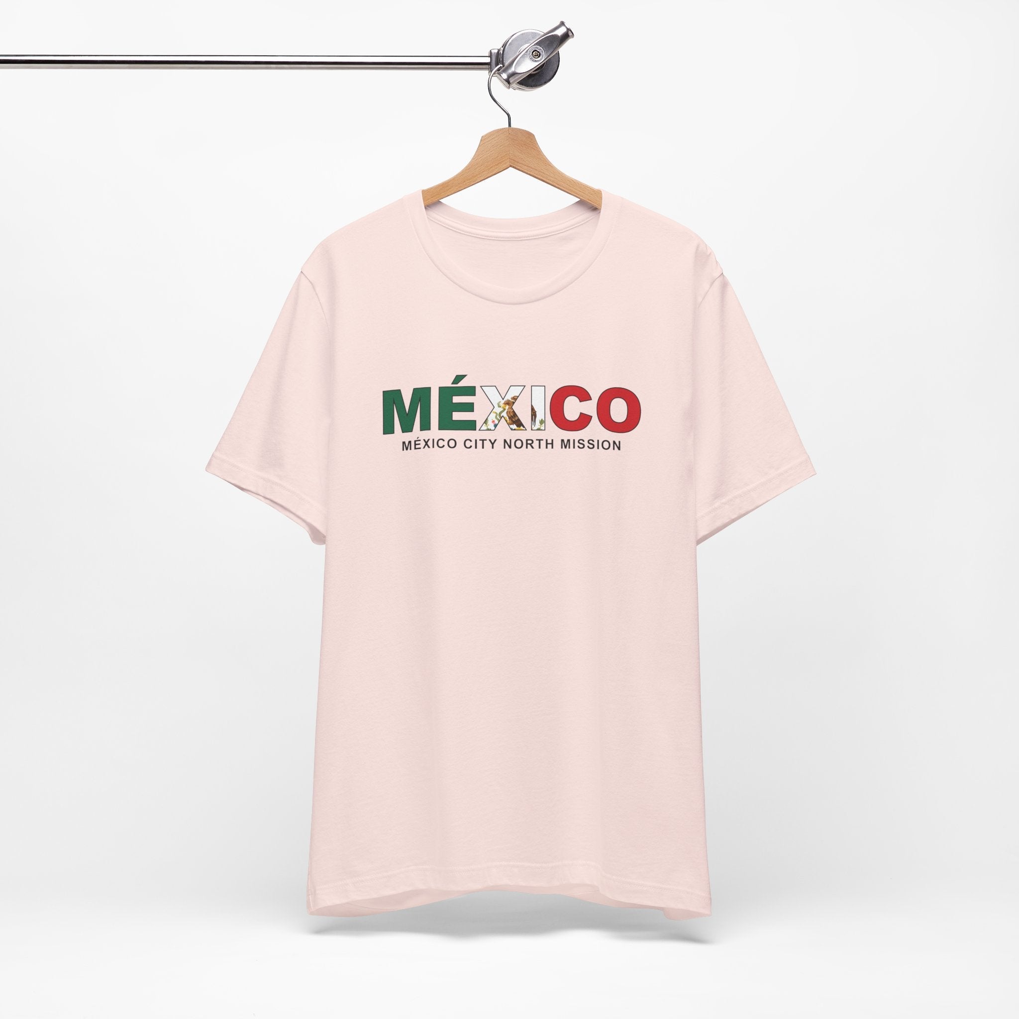 Mexico Mexico City North Mission Flag Title T-shirt - Latter-Day Saint LDS Missionary Gift - Book of Mormon