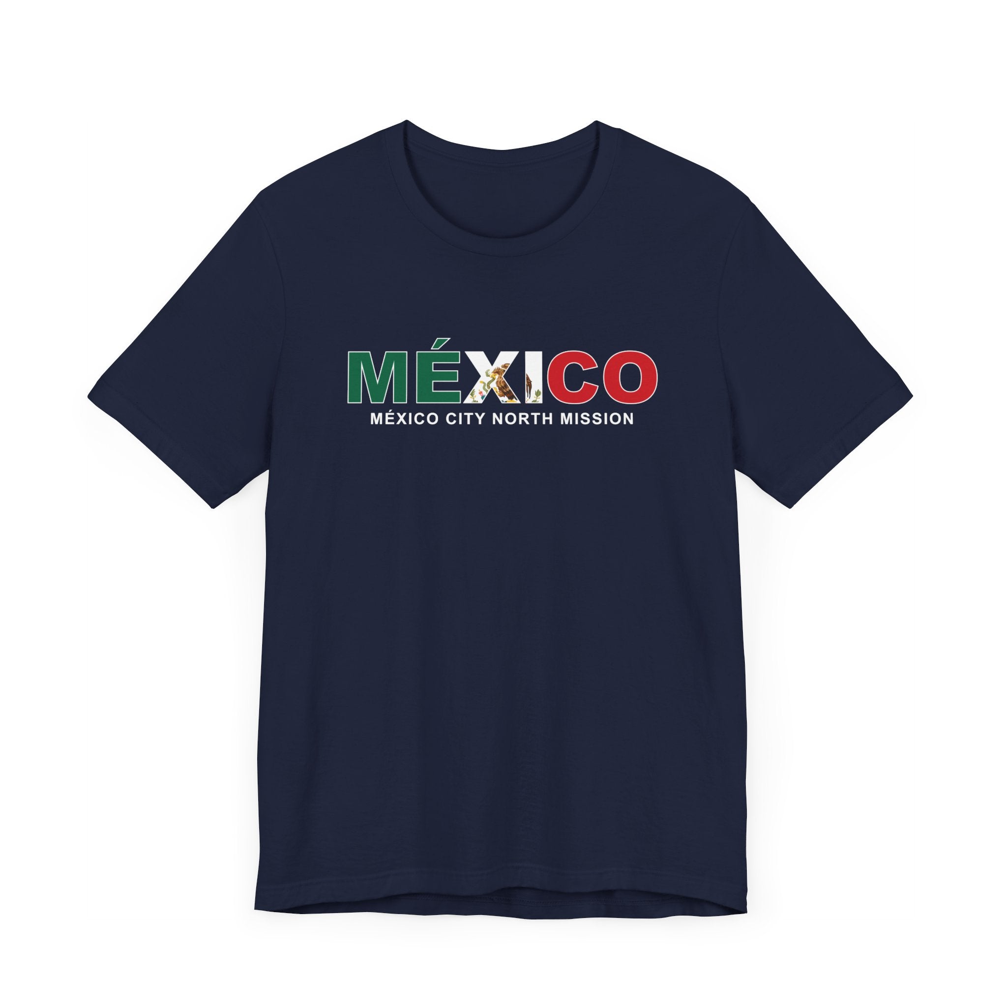 Mexico Mexico City North Mission Flag Title T-shirt - Latter-Day Saint LDS Missionary Gift - Book of Mormon