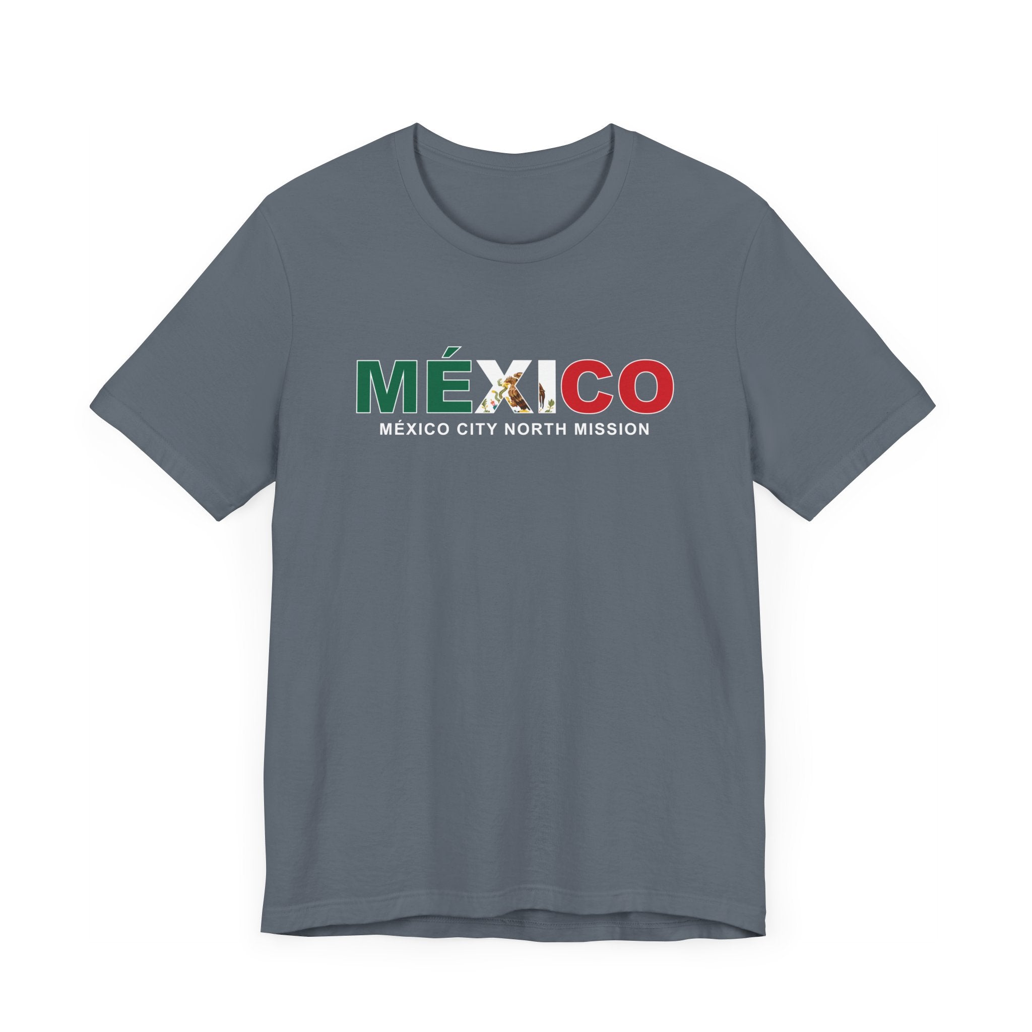 Mexico Mexico City North Mission Flag Title T-shirt - Latter-Day Saint LDS Missionary Gift - Book of Mormon