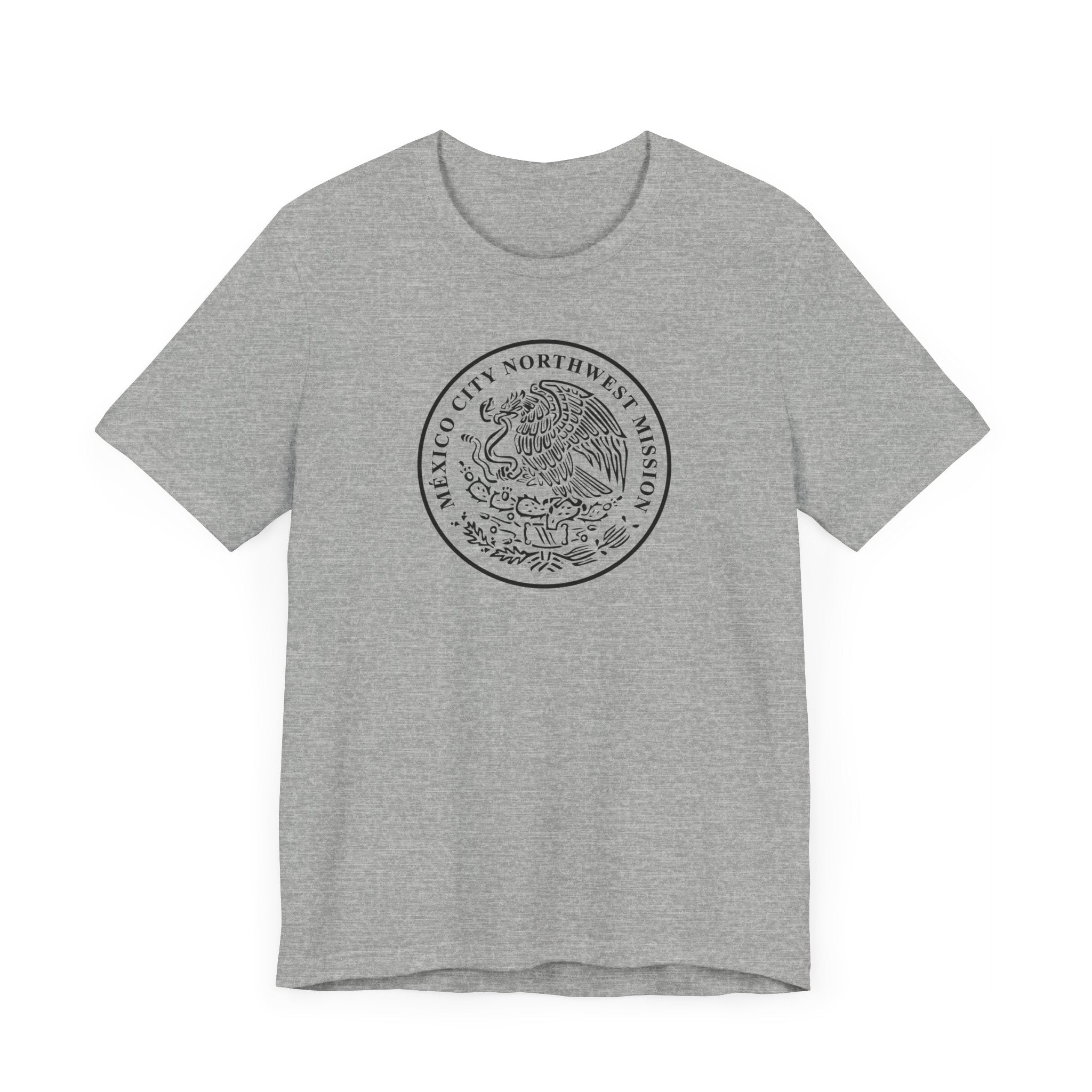 Mexico Mexico City Northwest Mission Circular Monochrome Logo T-Shirt - Latter-Day Saint LDS Missionary Gift - Book of Mormon