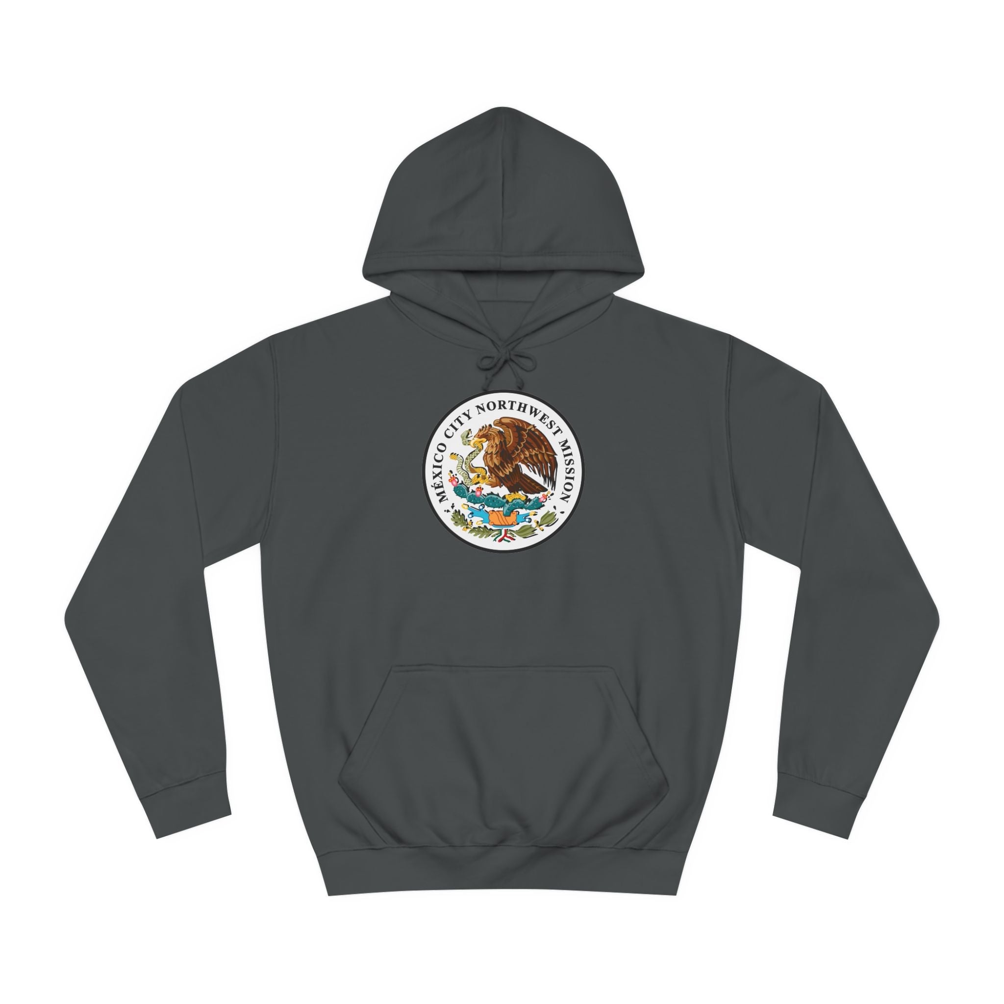 Mexico Mexico City Northwest Mission Flag Logo (White Border) College Hoodie