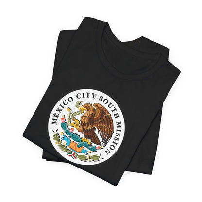 Mexico Mexico City South Mission Eagle Logo T-shirt - Latter-Day Saint LDS Missionary Gift - Book of Mormon