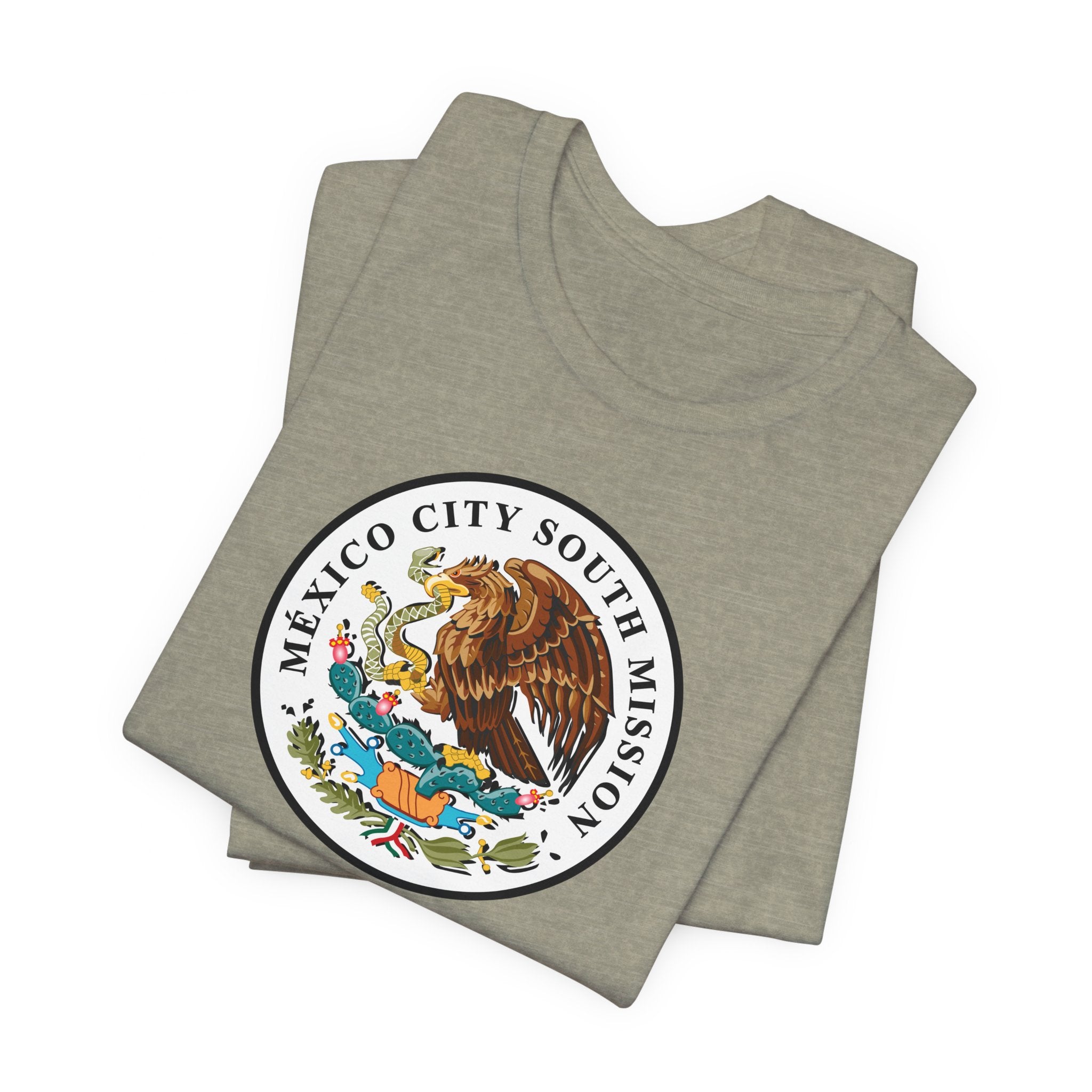 Mexico Mexico City South Mission Eagle Logo T-shirt - Latter-Day Saint LDS Missionary Gift - Book of Mormon