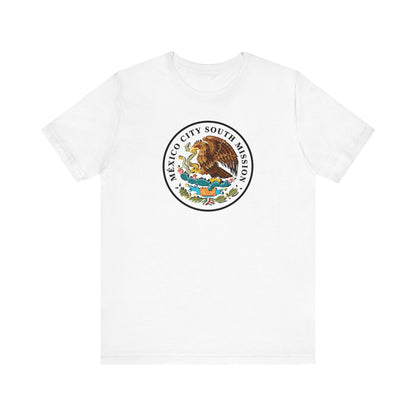 Mexico Mexico City South Mission Eagle Logo T-shirt - Latter-Day Saint LDS Missionary Gift - Book of Mormon