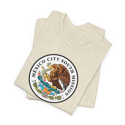 Mexico Mexico City South Mission Eagle Logo T-shirt - Latter-Day Saint LDS Missionary Gift - Book of Mormon