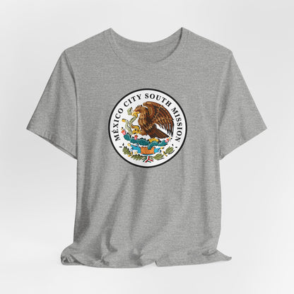 Mexico Mexico City South Mission Eagle Logo T-shirt - Latter-Day Saint LDS Missionary Gift - Book of Mormon