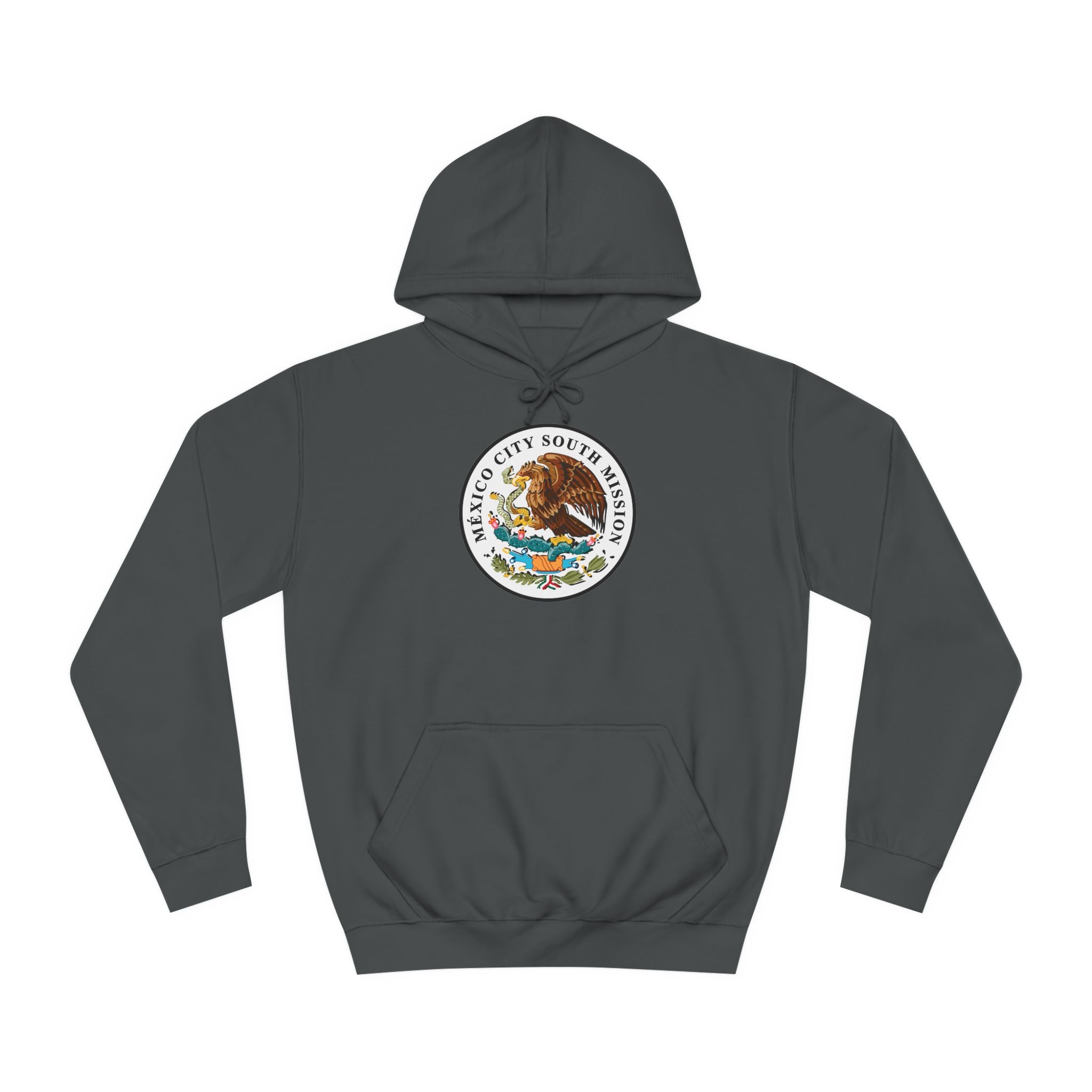 Mexico Mexico City South Mission Flag Logo (White Border) College Hoodie