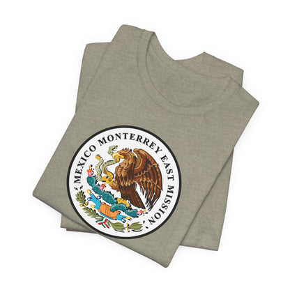 Mexico Monterrey East Mission Eagle Logo T-shirt - Latter-Day Saint LDS Missionary Gift - Book of Mormon