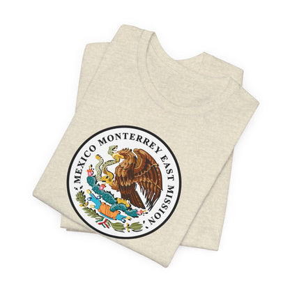 Mexico Monterrey East Mission Eagle Logo T-shirt - Latter-Day Saint LDS Missionary Gift - Book of Mormon