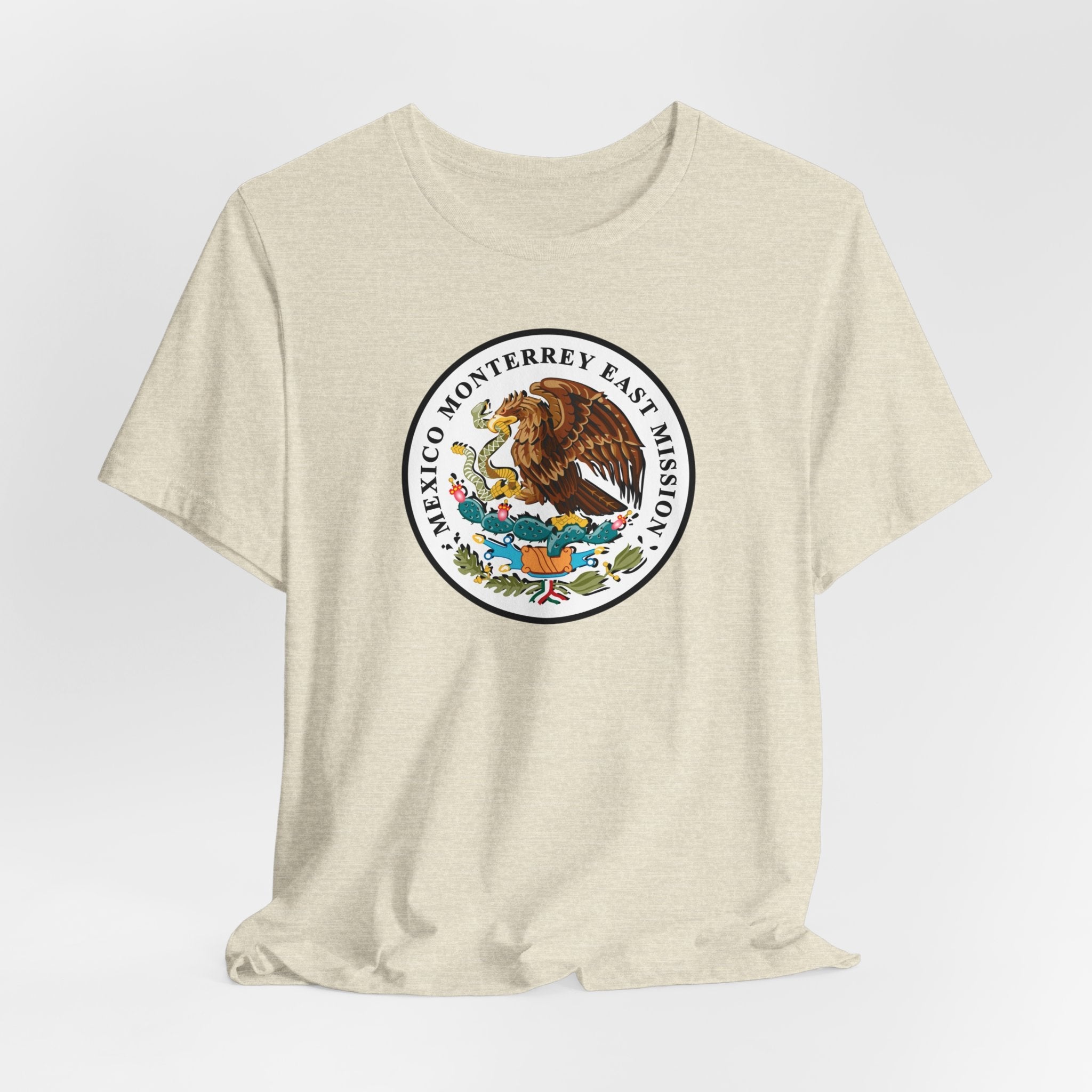 Mexico Monterrey East Mission Eagle Logo T-shirt - Latter-Day Saint LDS Missionary Gift - Book of Mormon