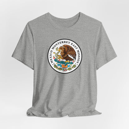 Mexico Monterrey East Mission Eagle Logo T-shirt - Latter-Day Saint LDS Missionary Gift - Book of Mormon