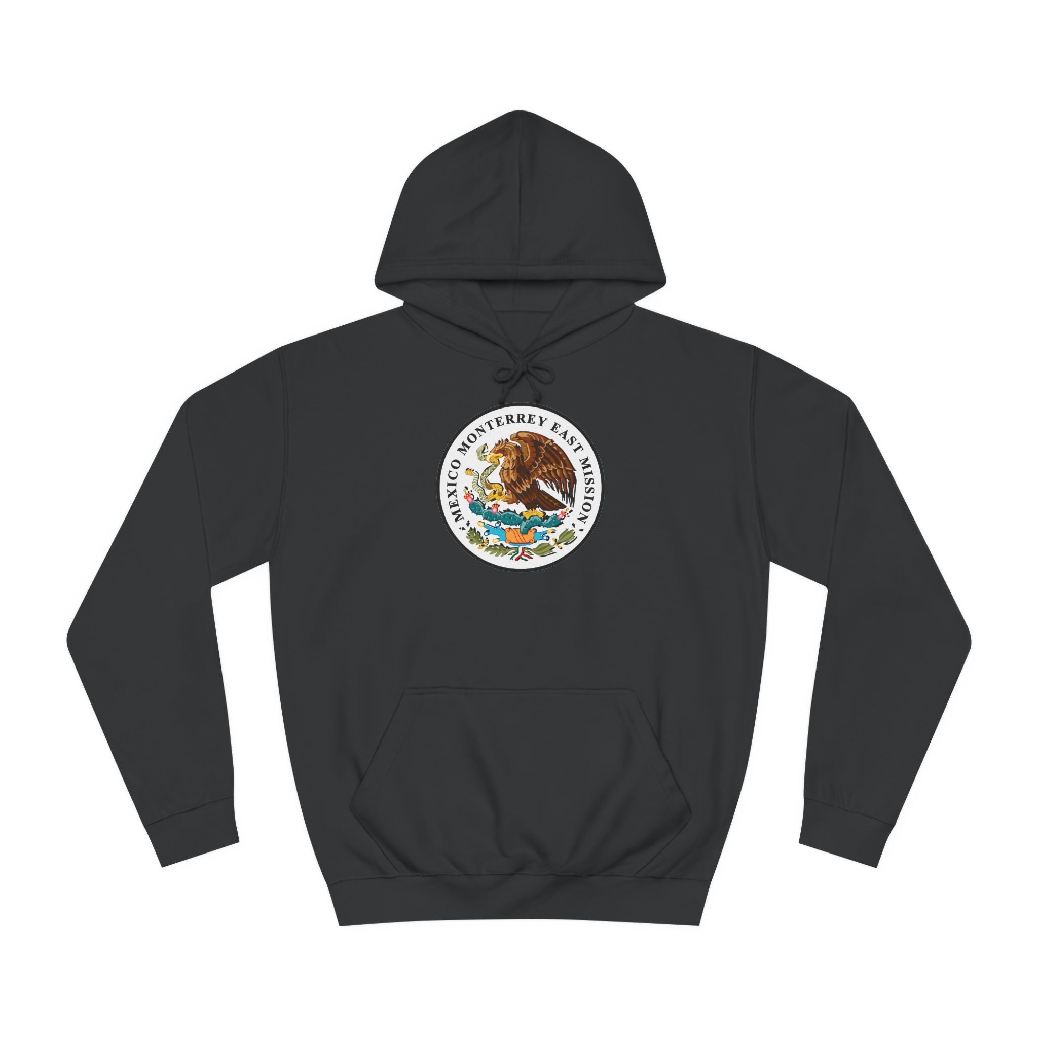 Mexico Monterrey East Mission Flag Logo (White Border) College Hoodie