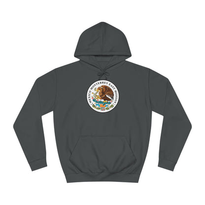 Mexico Monterrey East Mission Flag Logo (White Border) College Hoodie