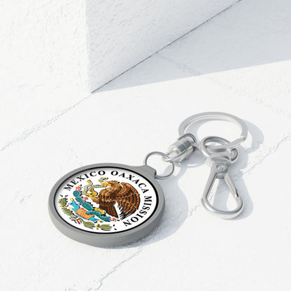 Mexico Oaxaca Mission Circle Flag Key Tag - Latter-Day Saint LDS Missionary Gift - Book of Mormon
