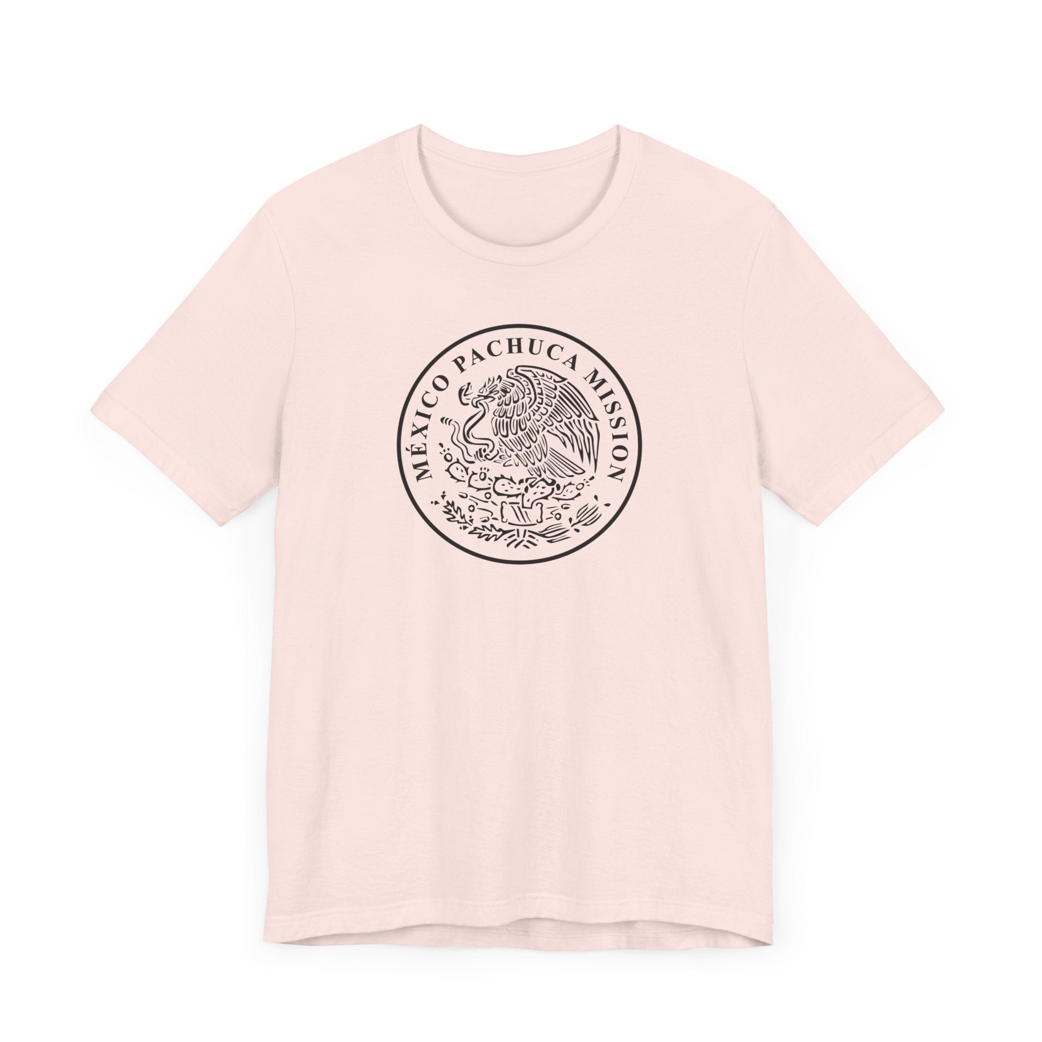 Mexico Pachuca Mission Circular Monochrome Logo T-Shirt - Latter-Day Saint LDS Missionary Gift - Book of Mormon