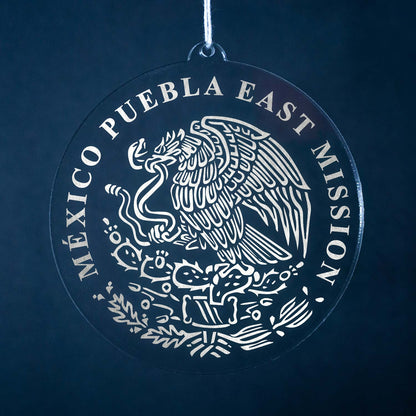 LDS Mexico Puebla East Mission Christmas Ornament