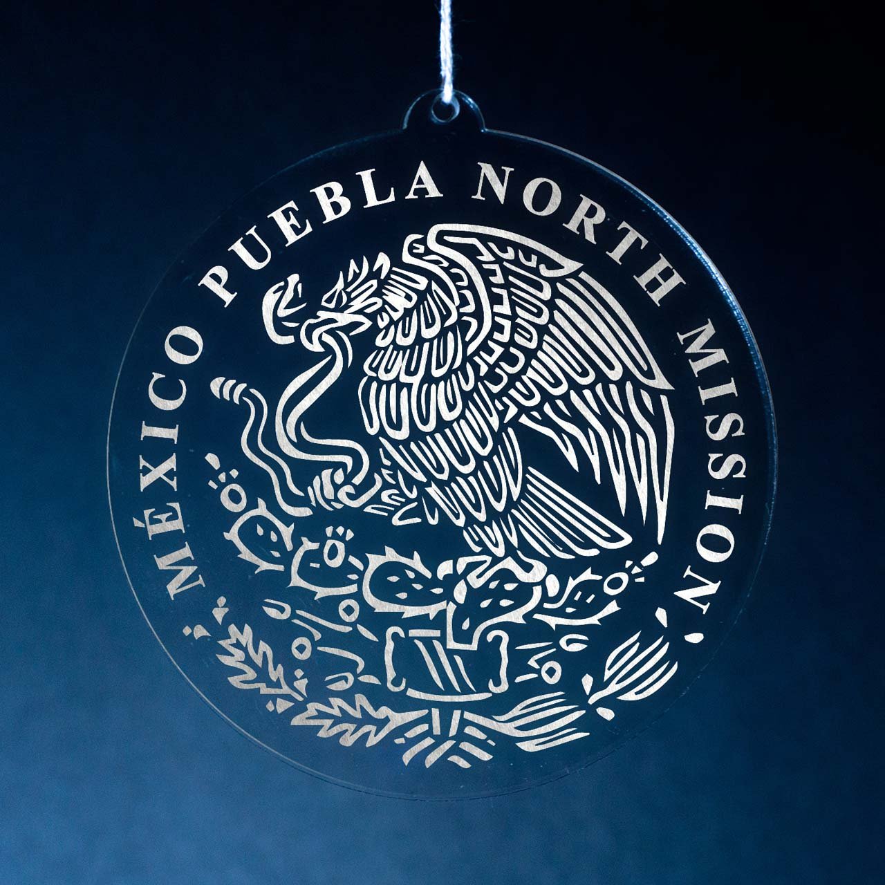 Mexico Puebla North Mission Christmas Ornament - Latter-Day Saint LDS Missionary Gift - Book of Mormon