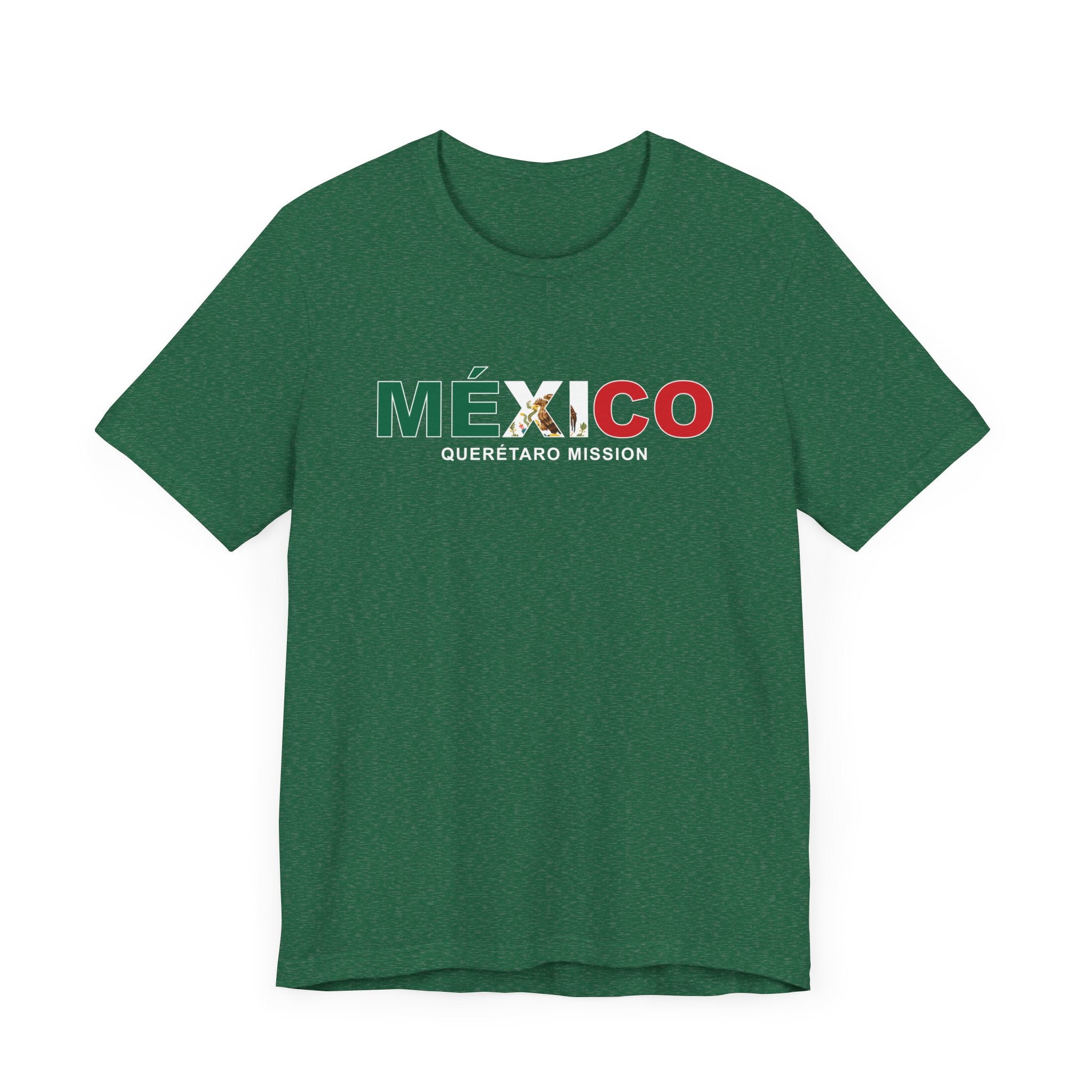 Mexico Queretaro Mission Flag Title T-shirt - Latter-Day Saint LDS Missionary Gift - Book of Mormon