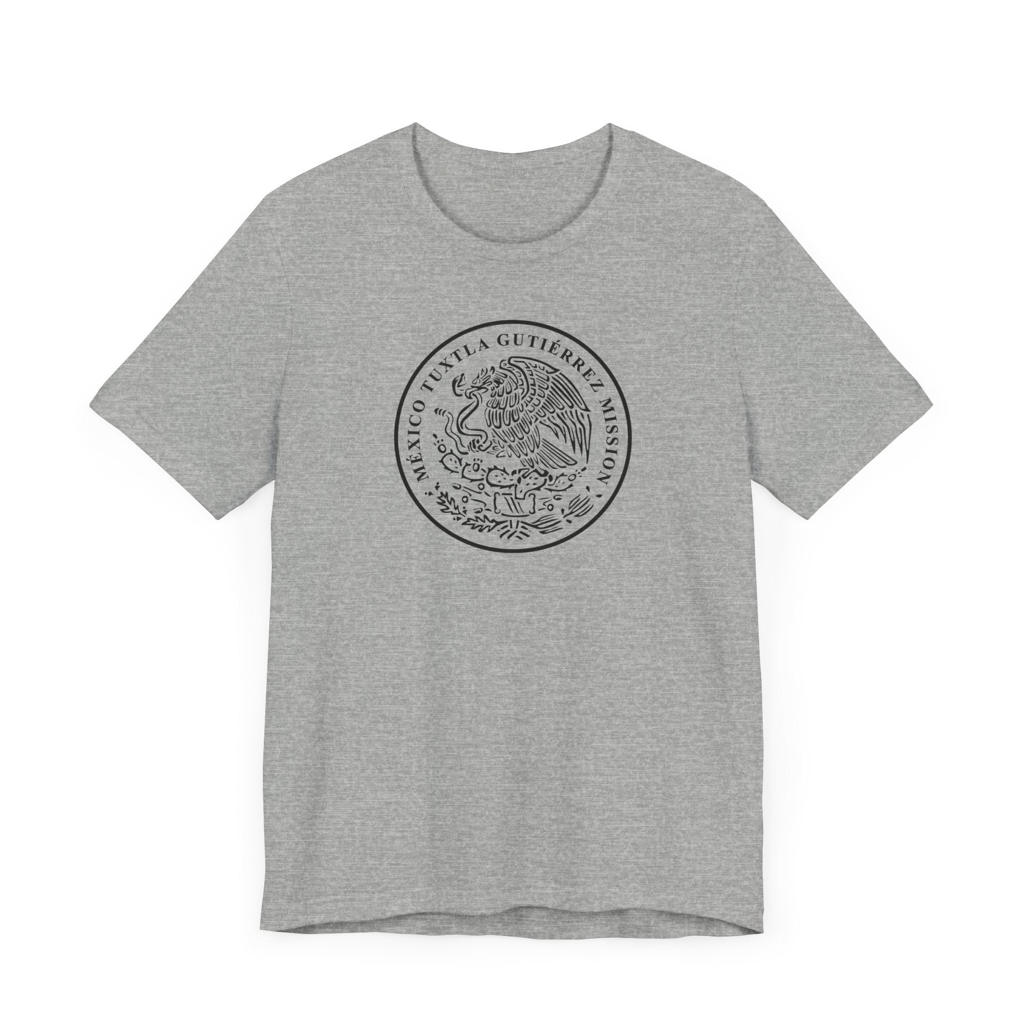 Mexico Tuxtla Gutierrez Mission Circular Monochrome Logo T-Shirt - Latter-Day Saint LDS Missionary Gift - Book of Mormon