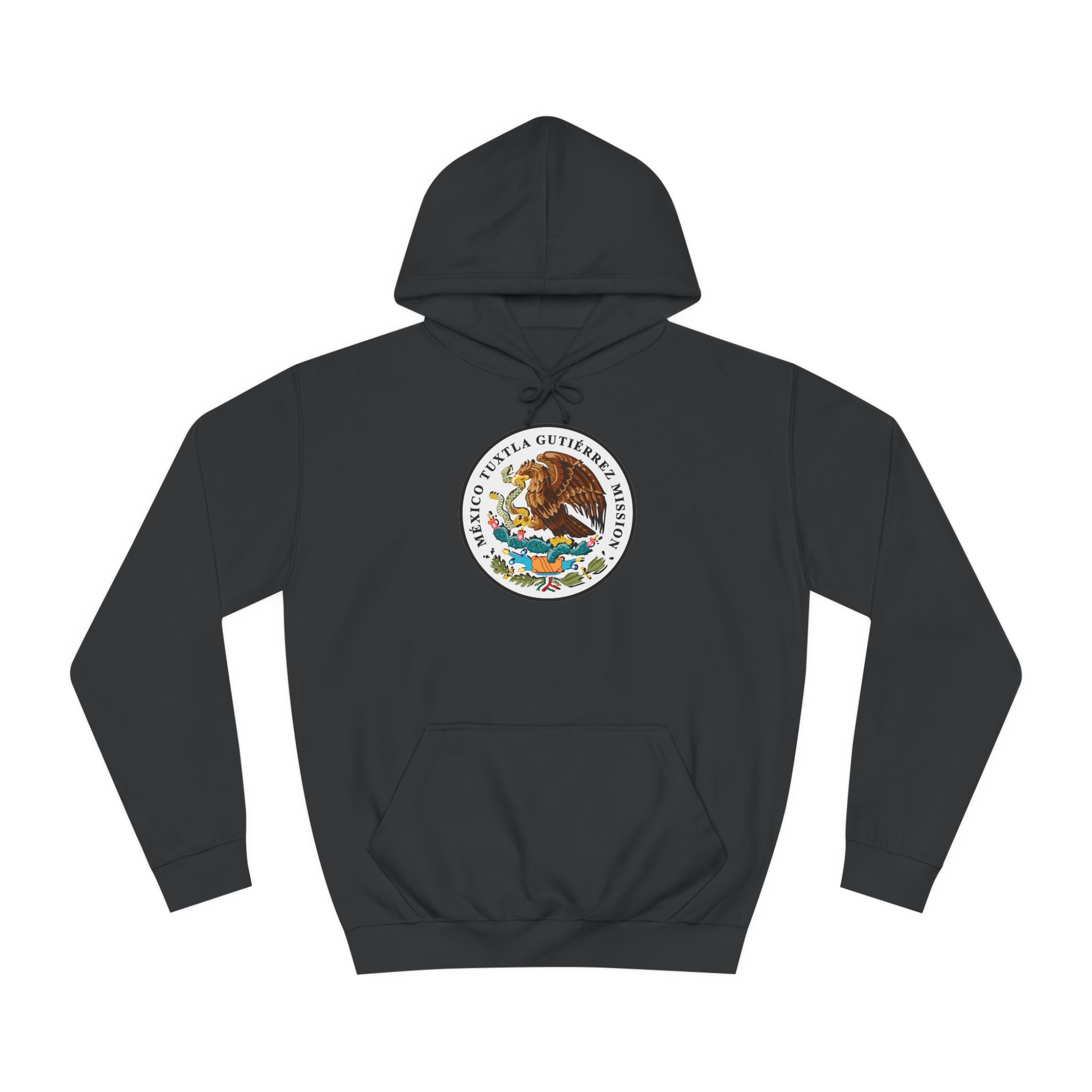 Mexico Tuxtla Gutierrez Mission Flag Logo (White Border) College Hoodie